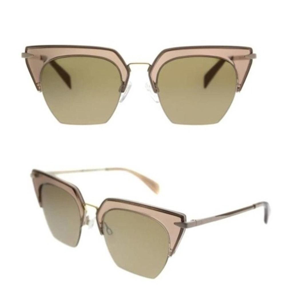 Rag & Bone Women's Cat Eye RNB 1007/S Sunglasses Opal Brown Frame
